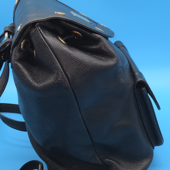 MCM Black Leather Backpack - Project Bag - Picture 4 of 14